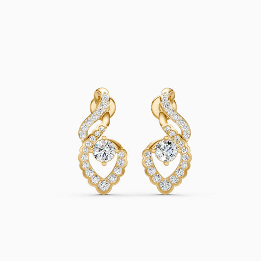Flame of Love Lab Grown Diamond Earrings