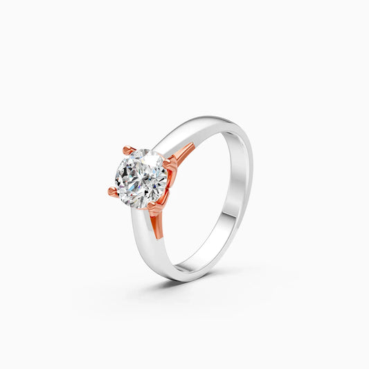 Classic Round Diamond Solitaire Engagement Ring