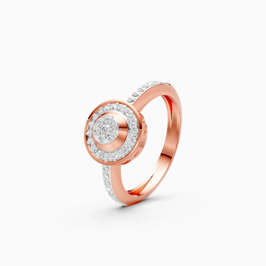 Dazzel Diamond Cluster Fancy Ring