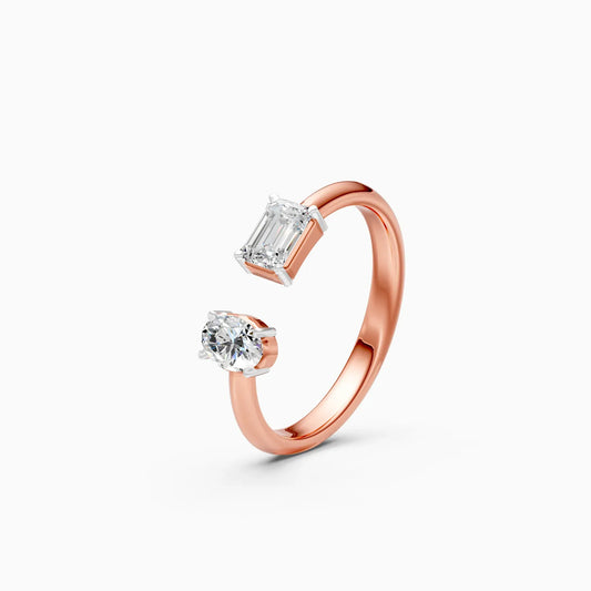 Delicate Open Cuff Diamond Women’s Band