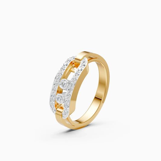 Lab Grown Diamond Open Hexagon Fancy Girls Ring
