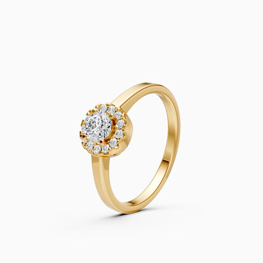 Classic Elegance Solitaire Diamond Ring