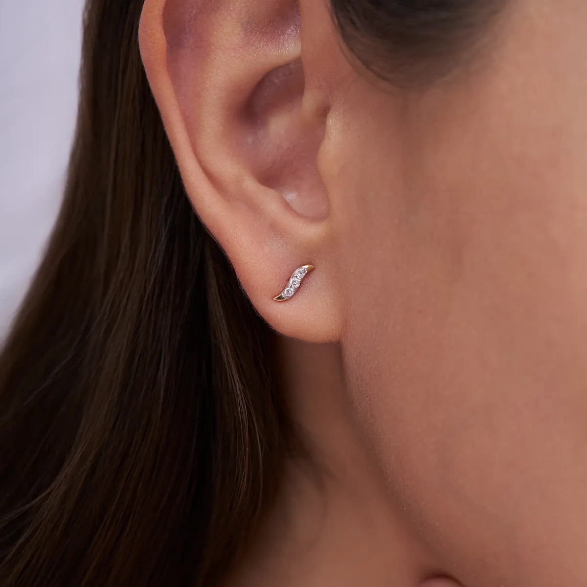 Crescent Wave Studs