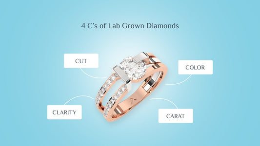 4C of lab grown diamonds