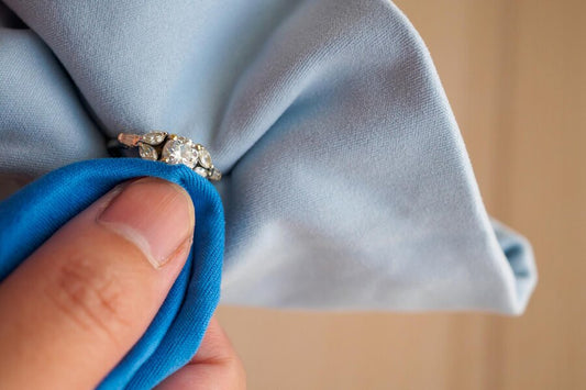 clean diamond ring at home