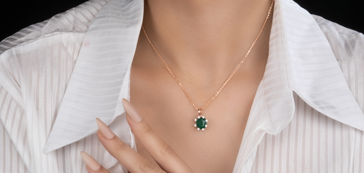 Lab Created Diamond Necklace