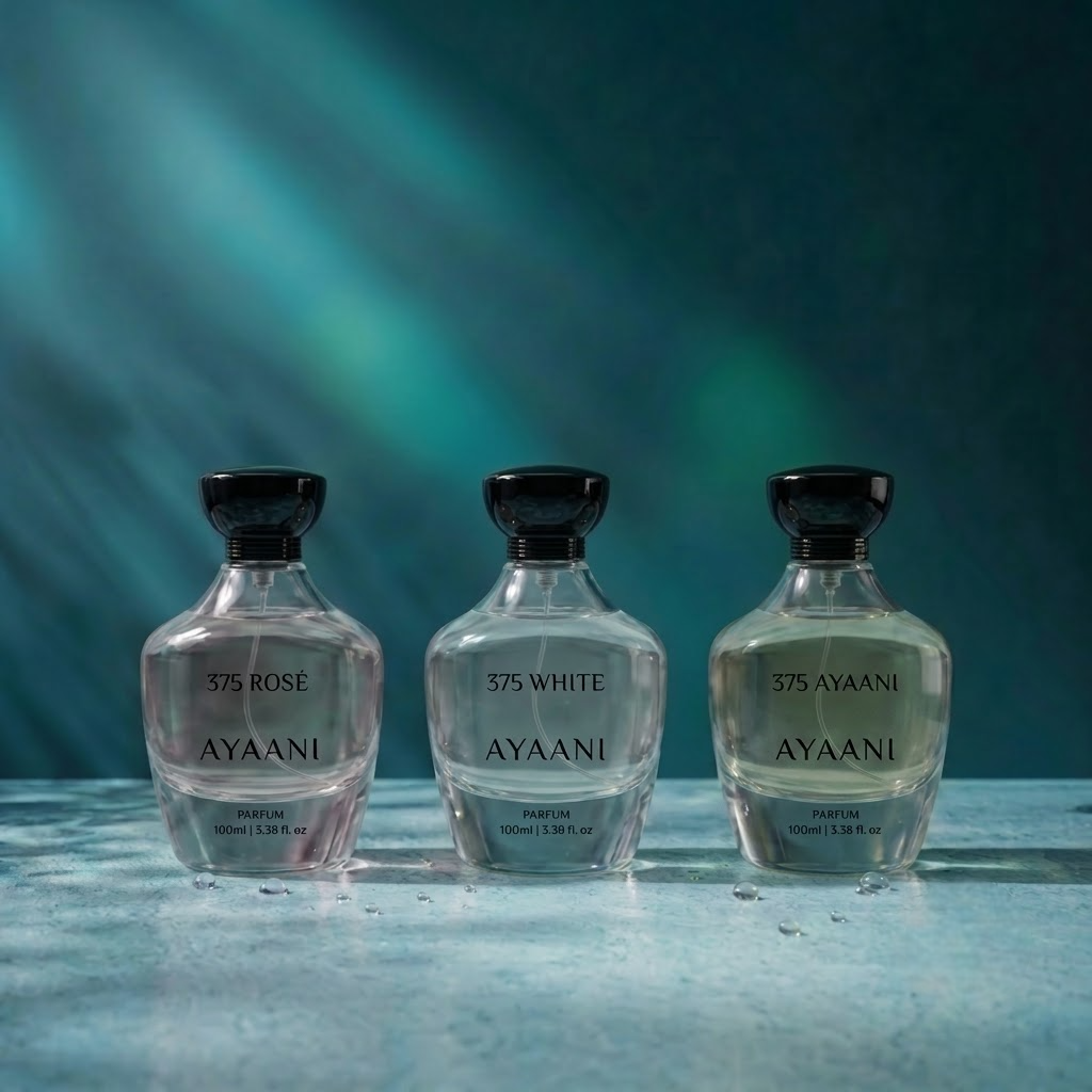 AYAANI 375 Discovery Trio – Pack of 3 White, Yellow & Rosé Luxury Parfum Gift Set for Men & Women | 3 x 100ml