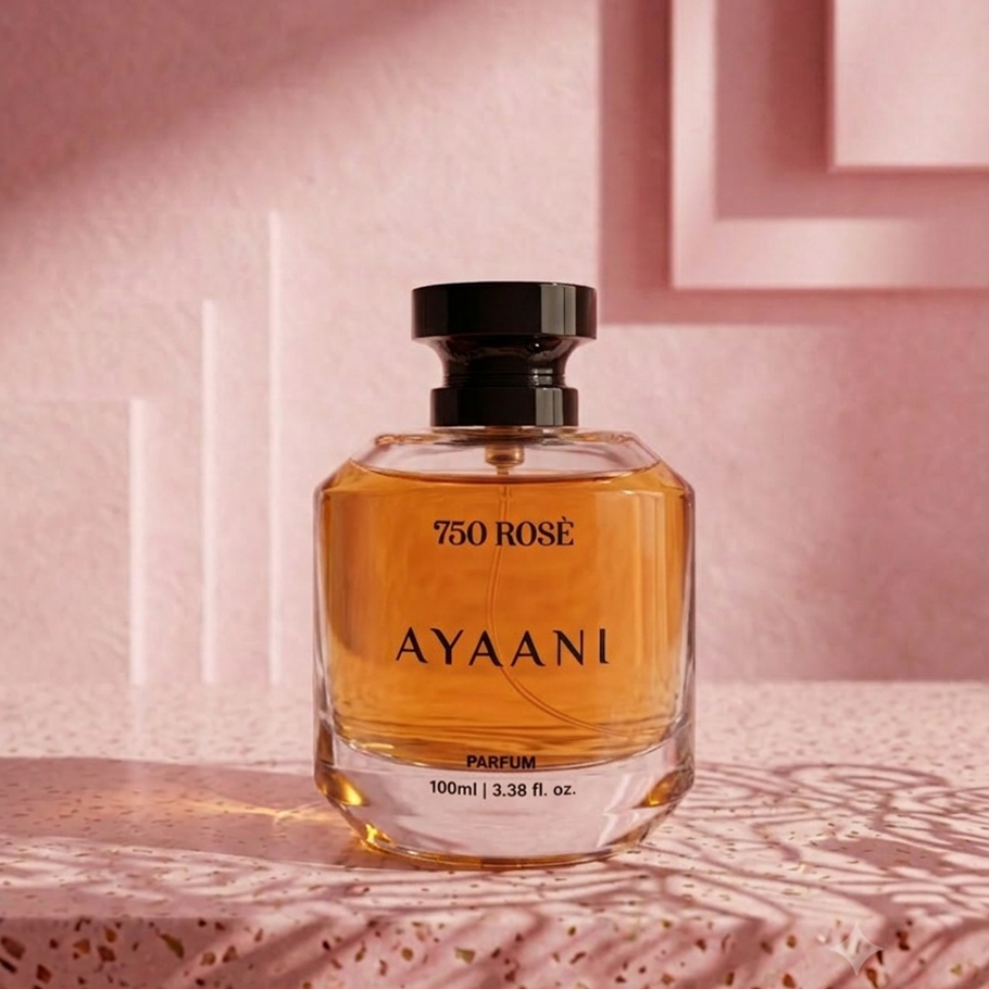AYAANI 750 Rosè Parfum – Long Lasting Luxury Perfume for Men & Women | 100ml