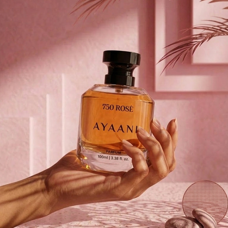 AYAANI 750 Rosè Parfum – Long Lasting Luxury Perfume for Men & Women | 100ml