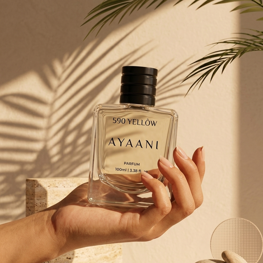 AYAANI 590 Yellow Parfum – Long Lasting Luxury Perfume for Men & Women | 100ml