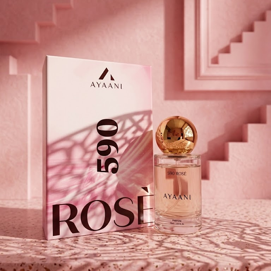 AYAANI 590 Rosè Parfum – Long Lasting Luxury Perfume for Men & Women | 30ml