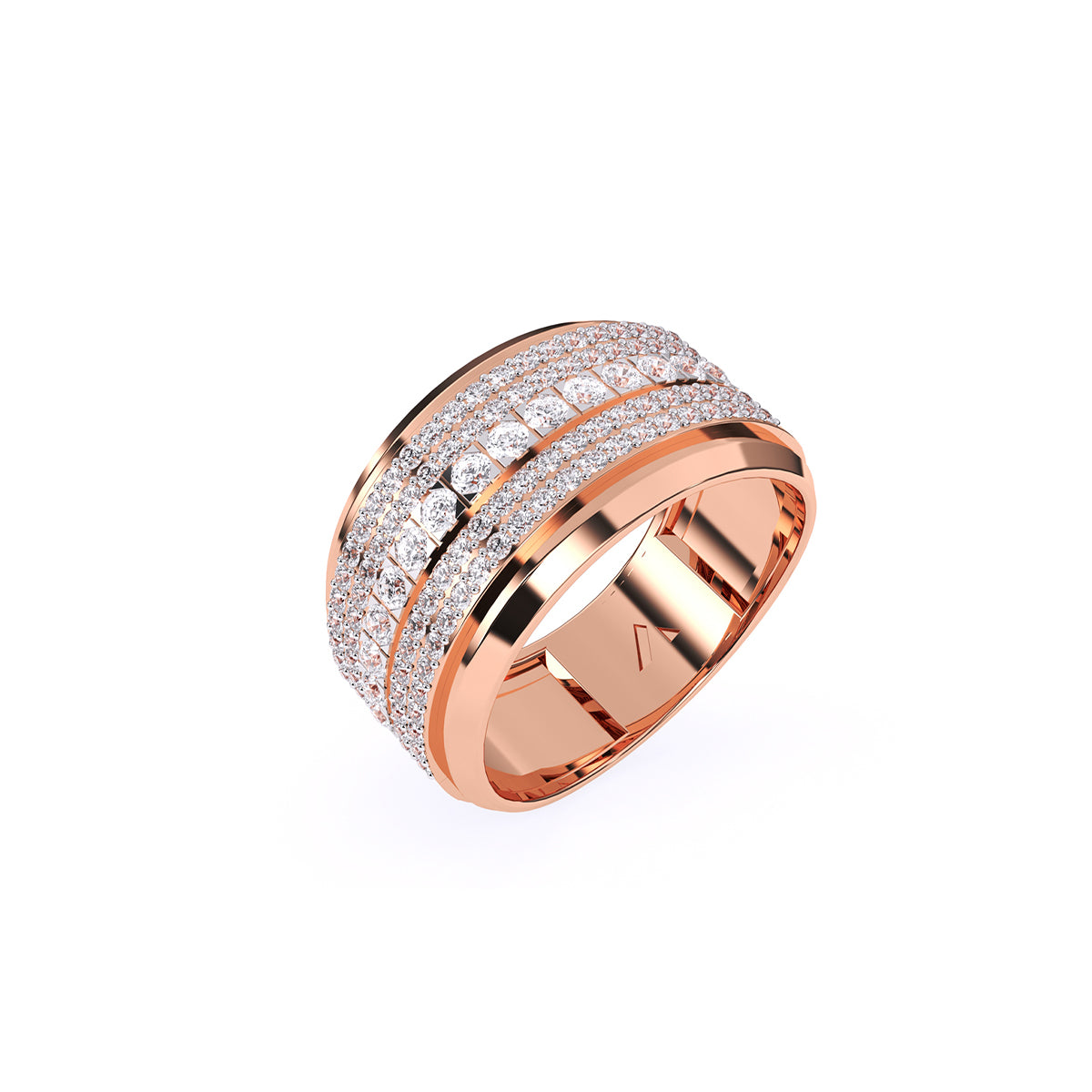 14K Rose Gold Diamond Ring – King The Jeweler