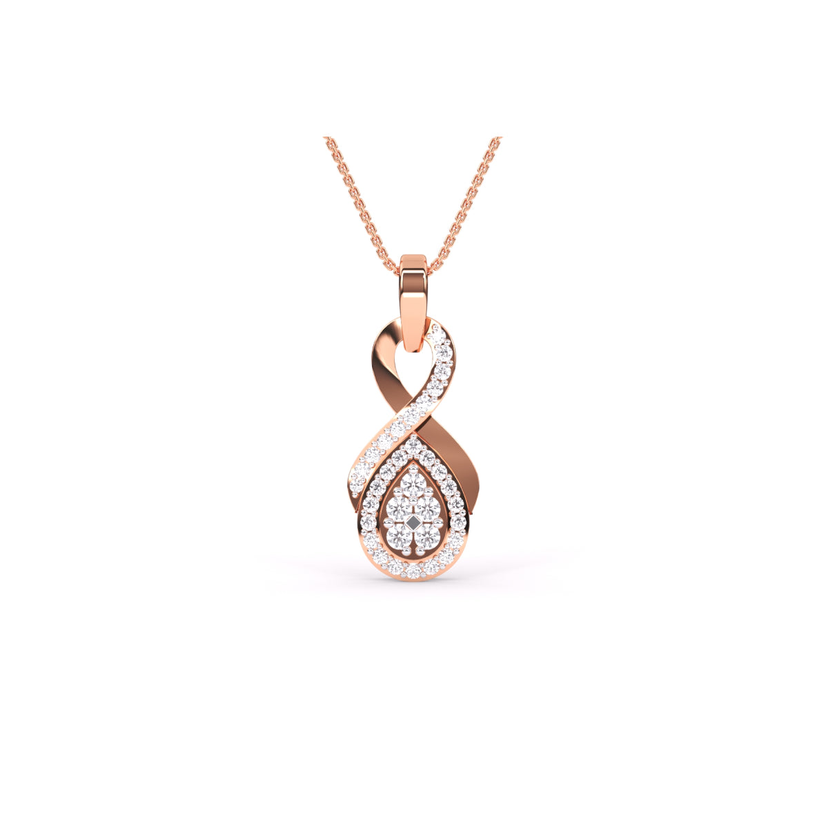 Buy Luxurious Round Diamond Pendant at Best Price in India