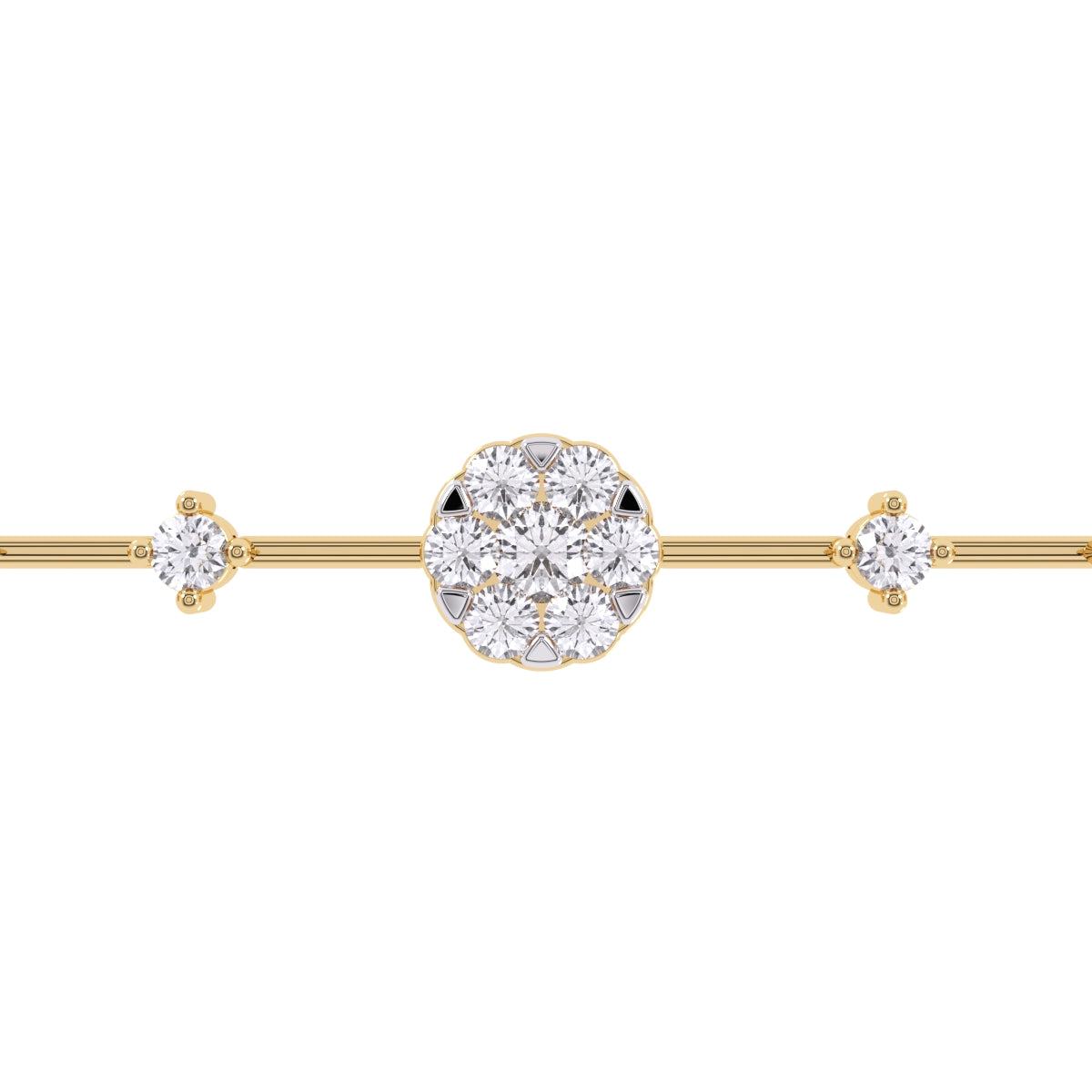 Buy Diamond Bangle Bracelet, 18K White Gold Diamond Bangle Natural Diamonds,  Bangle Diamond Bracelet High Quality Online in India - Etsy