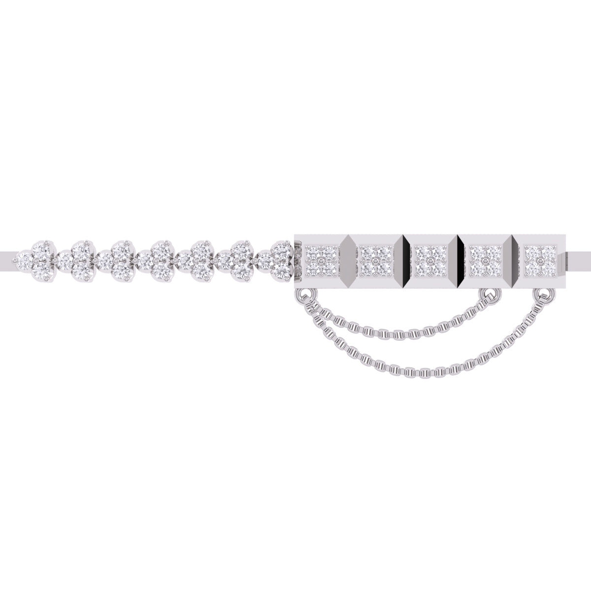 18k Real Diamond Bracelet JG-1901-3099 – Jewelegance