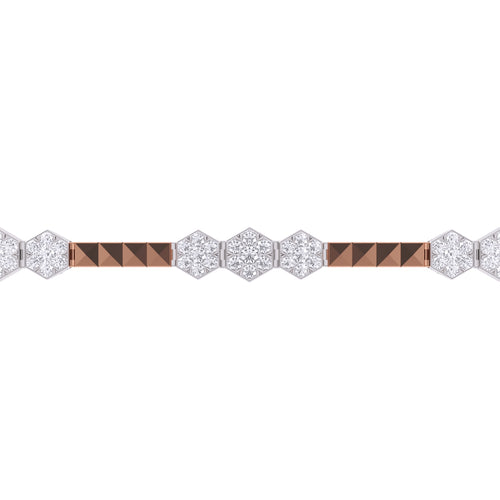 Sparkle Lab grown Diamond Charm Women's Bracelet