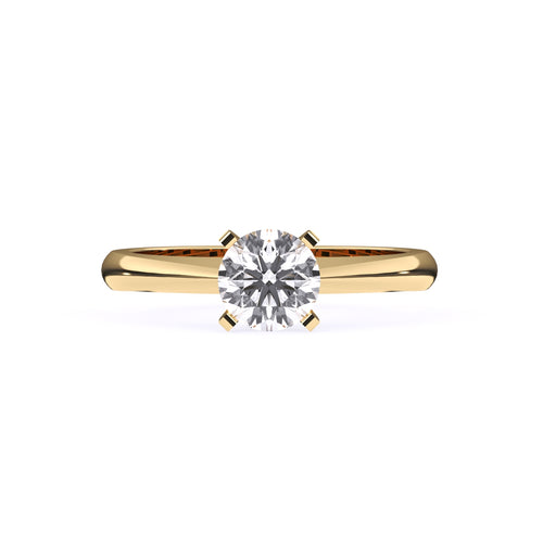 Forever One Round Solitaire Engagement Ring