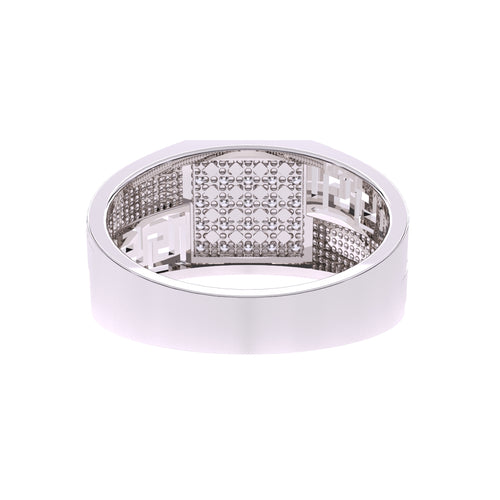 Stackable Round Diamond Ring For Men