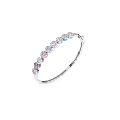 Charming Round Diamond Daily Wear Bracelet