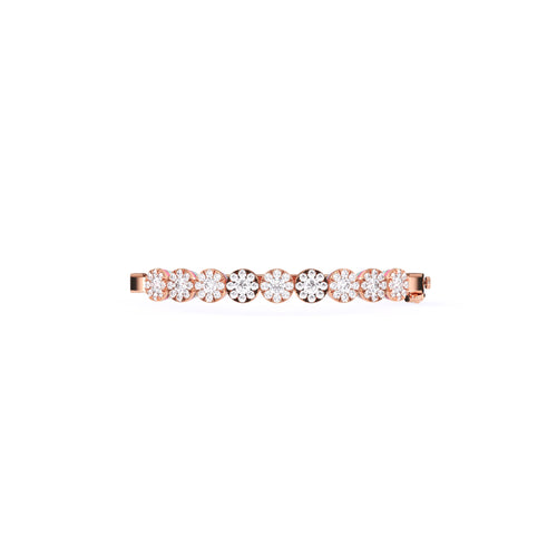 Charming Round Diamond Daily Wear Bracelet