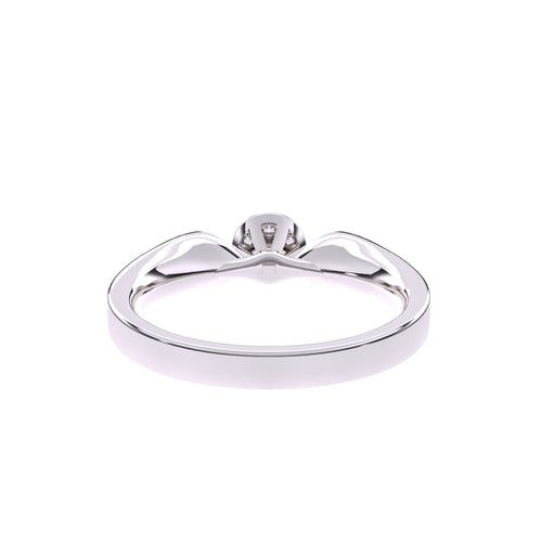 Luxurious Round Diamond Cluster Wedding Ring