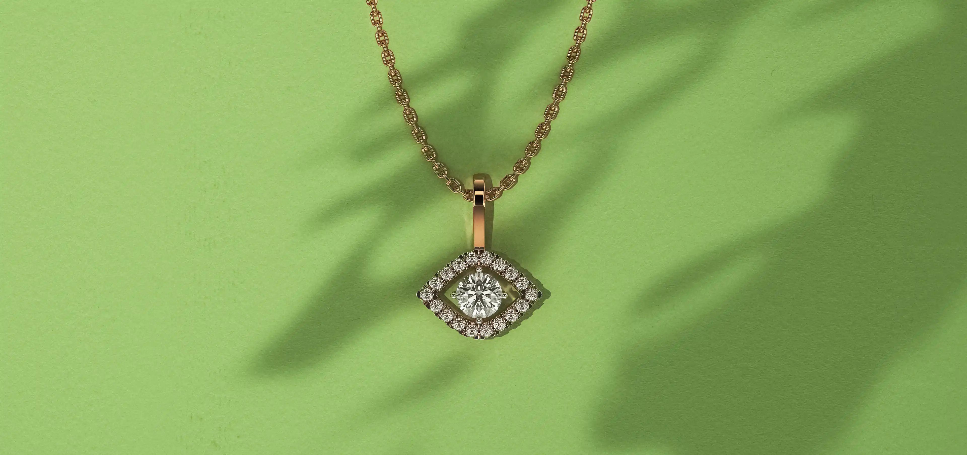 Lab Grown Diamond Daily Wear Necklaces and Pendants