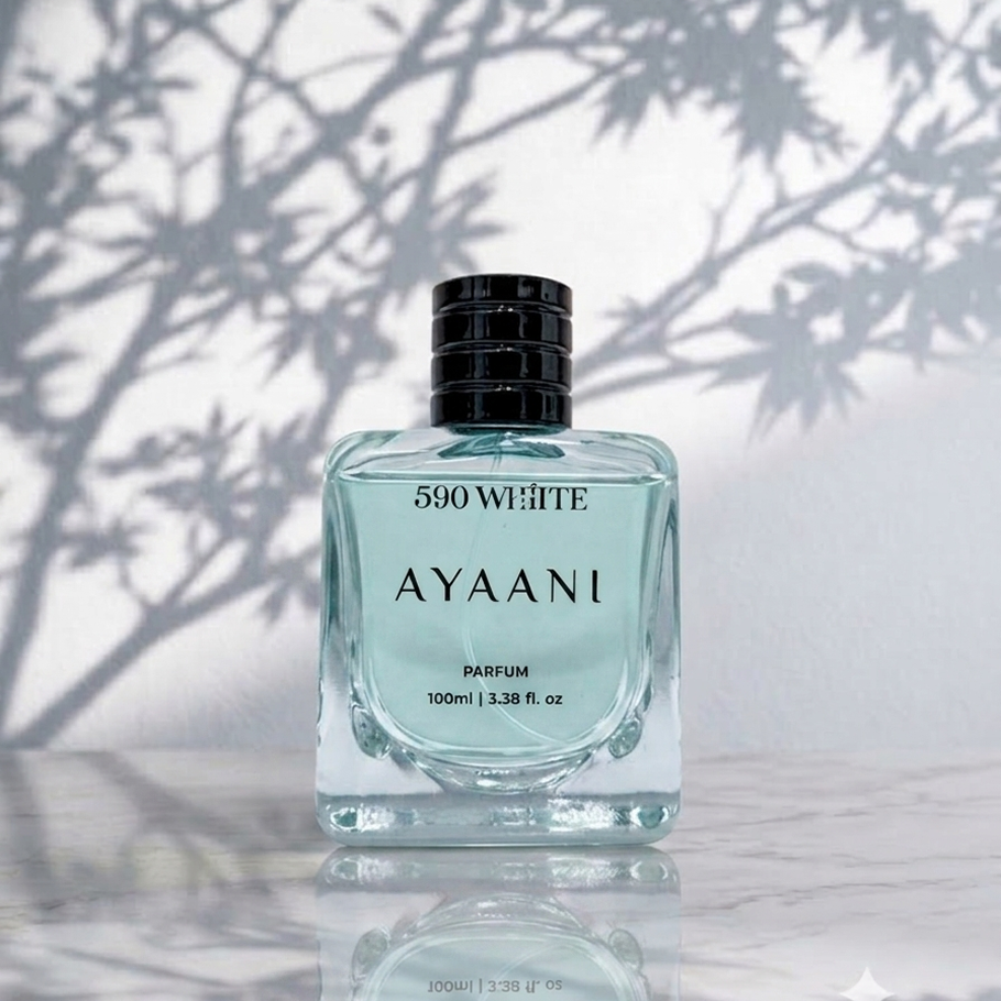 AYAANI 590 White Parfum – Long Lasting Luxury Perfume for Men & Women | 100ml