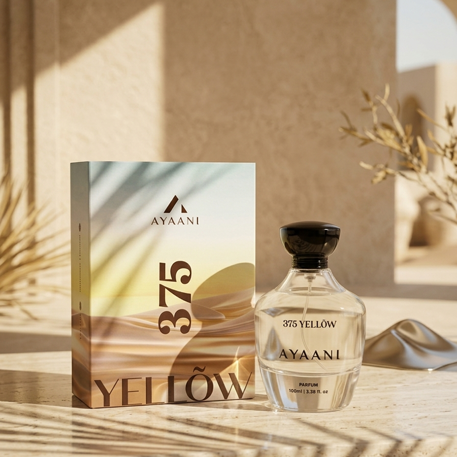 AYAANI Yellow Collection Pack of -3 – 375 Yellow, 590 Yellow & 750 Yellow Luxury Parfum Gift Set for Men & Women | 3 x 100ml
