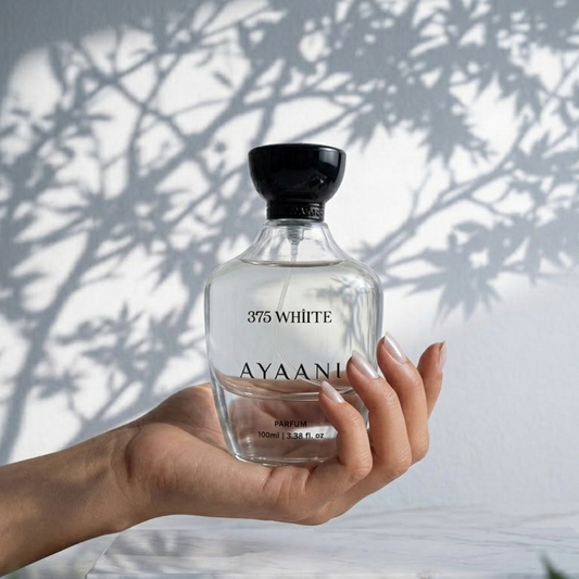 AYAANI 375 White Parfum – Long Lasting Luxury Perfume for Men & Women | 100ml