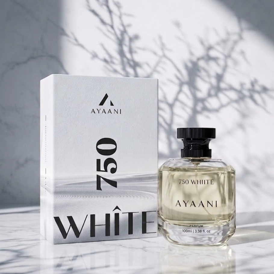 AYAANI 750 White Parfum – Long Lasting Luxury Perfume for Men & Women | 100ml