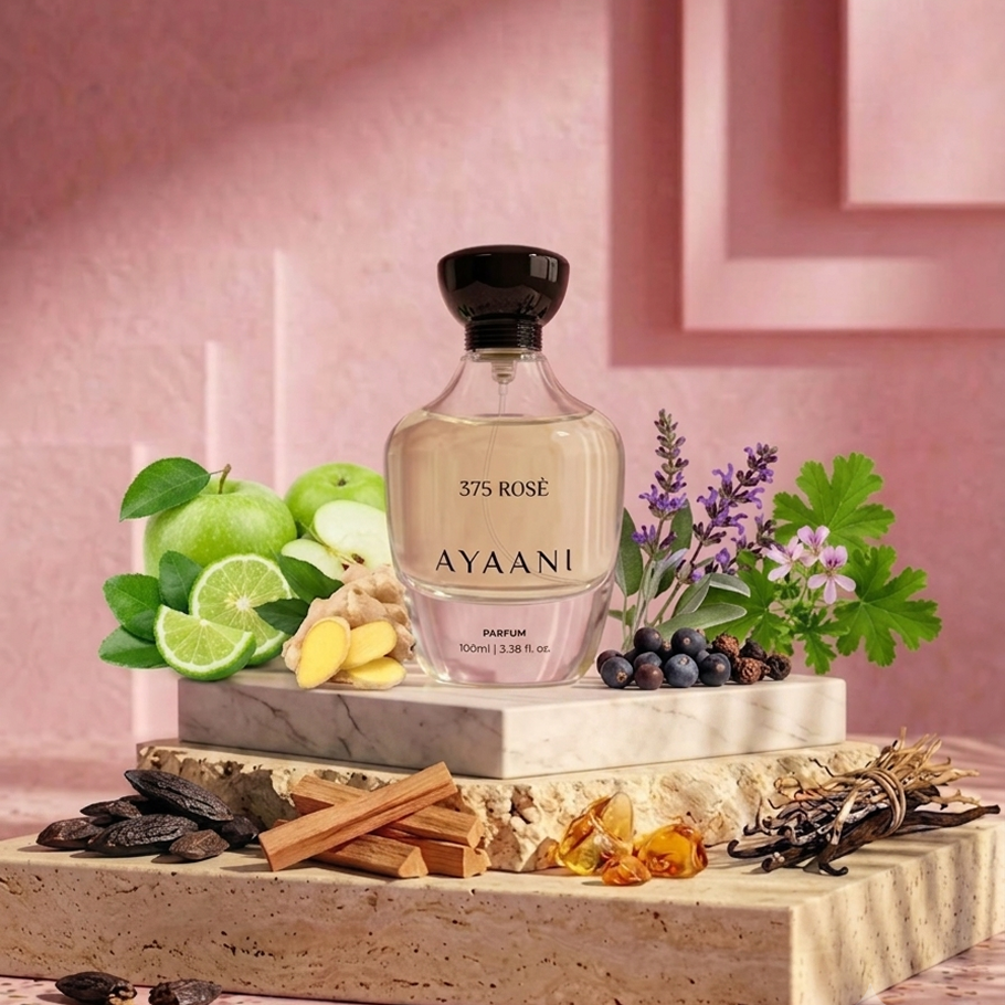 AYAANI 375 Rosè Parfum – Long Lasting Luxury Perfume for Men & Women | 100ml