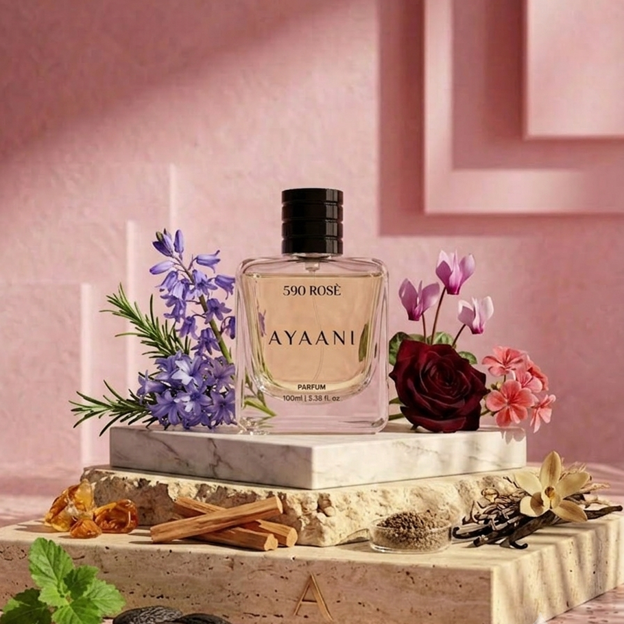 AYAANI Signature Trio – Pack of 3 375 Rosé, 590 Rosé & 750 White Luxury Parfum Gift Set for Men & Women | 3 x 100ml