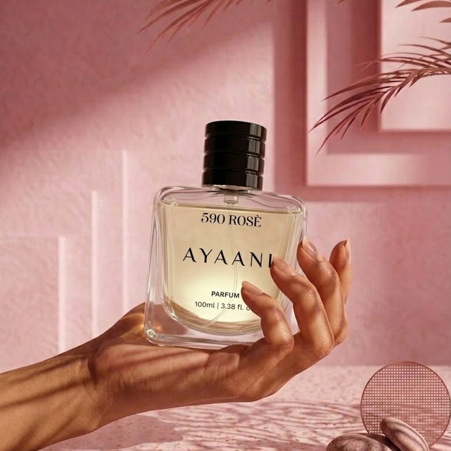AYAANI 590 Rosè Parfum – Long Lasting Luxury Perfume for Men & Women | 100ml