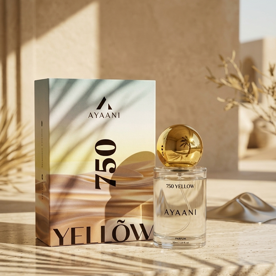 AYAANI Yellow Collection – Pack of 3 - 375, 590 & 750 Luxury Parfum Gift Set for Men & Women | 3 x 30ml
