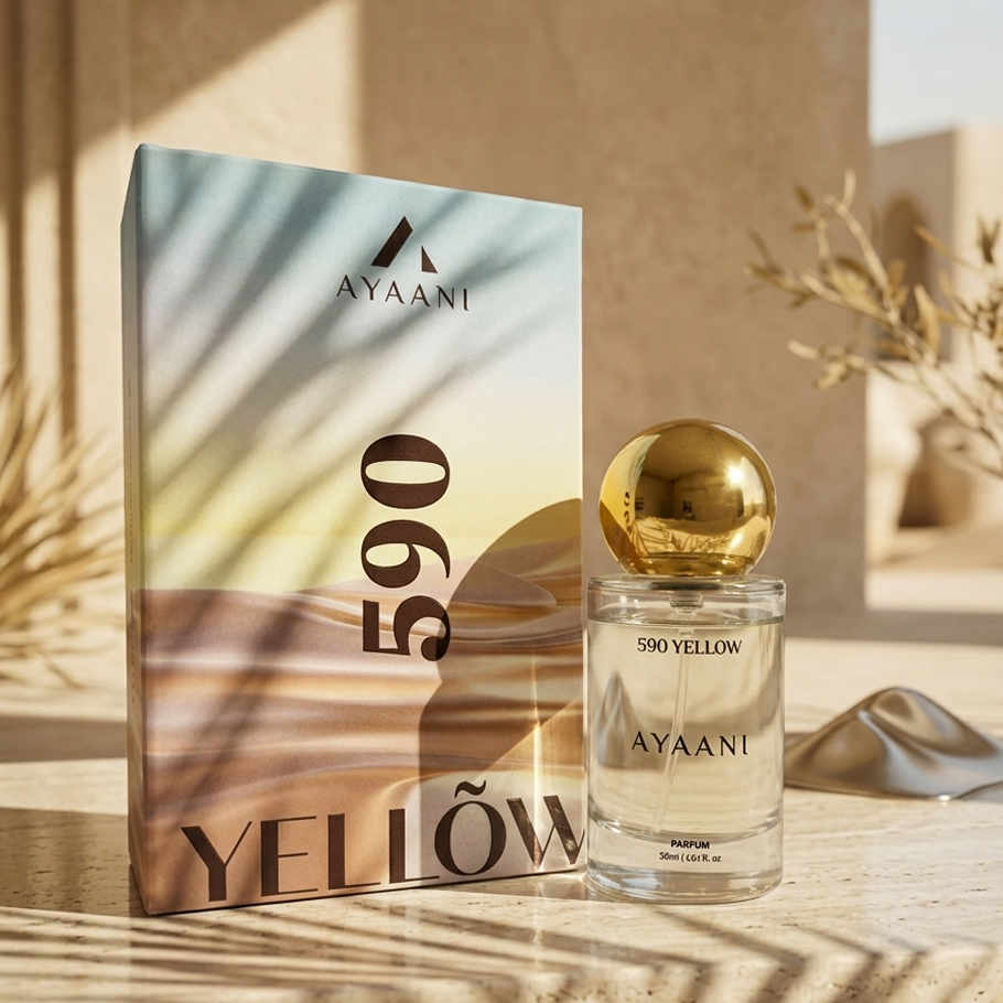 AYAANI 590 Discovery Trio – Pack of 3 White, Rosé & Yellow Luxury Parfum Gift Set for Men & Women | 3 x 30ml