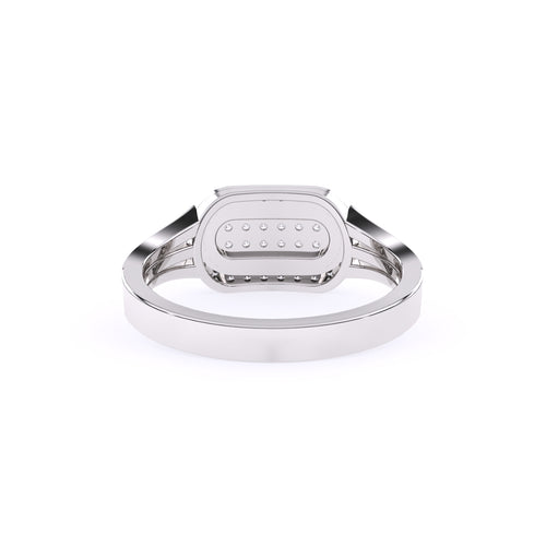 Glamorous Round Diamond Vintage Unisex Ring