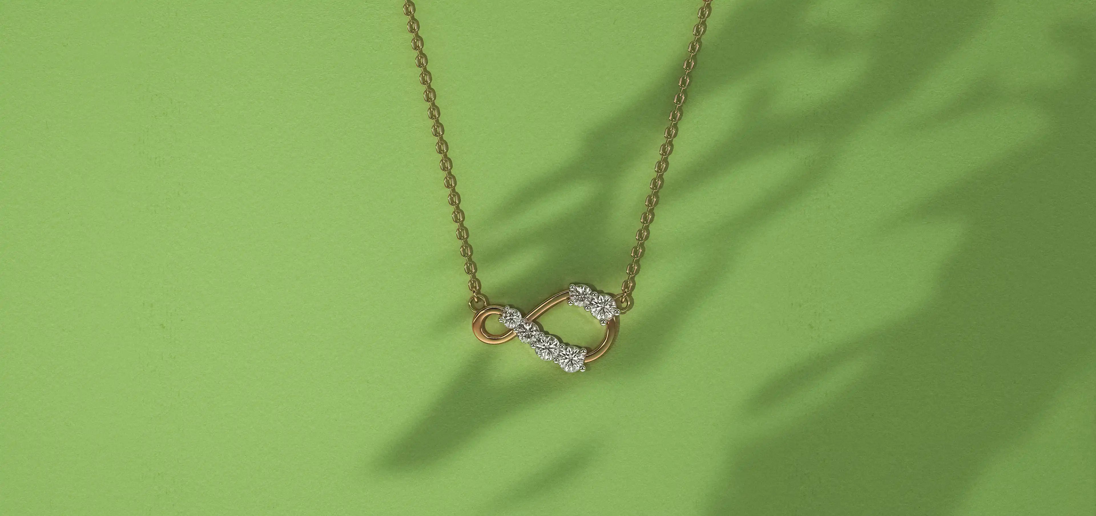 Lab Grown Diamond Office wear Necklaces and Pendants