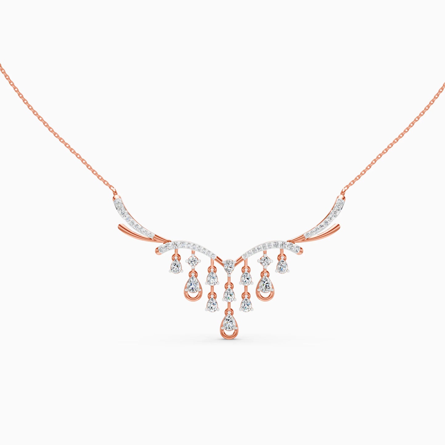Pear Drop Vine Necklace