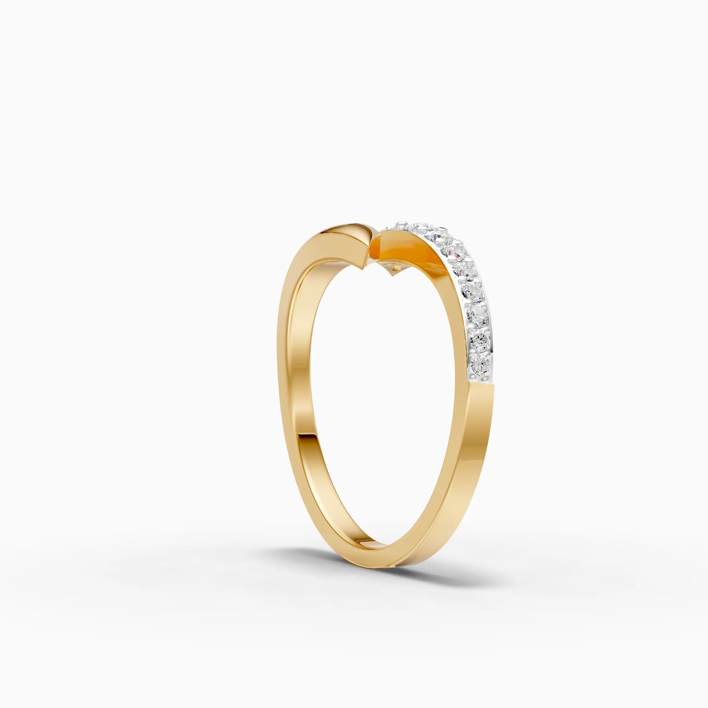 Pointed Bypass Arrow Ring