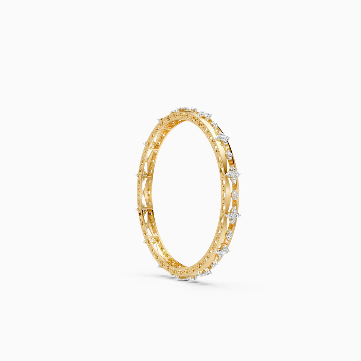 Petal Lattice Bangle