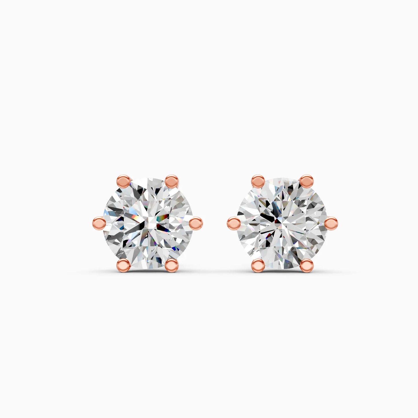 Everyday Round Diamond Studs