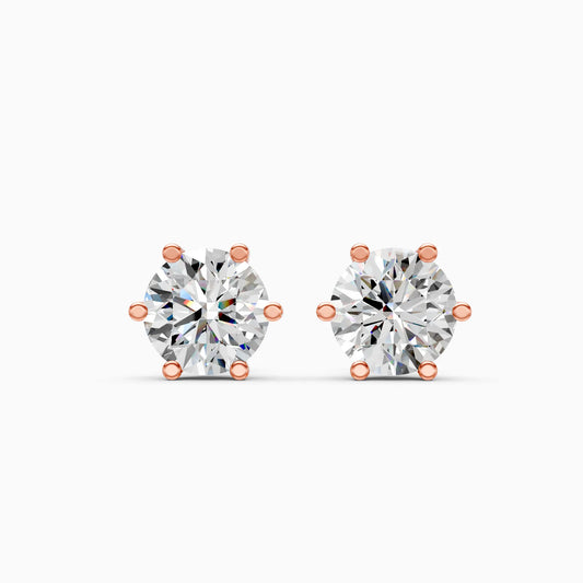 Everyday Round Diamond Studs