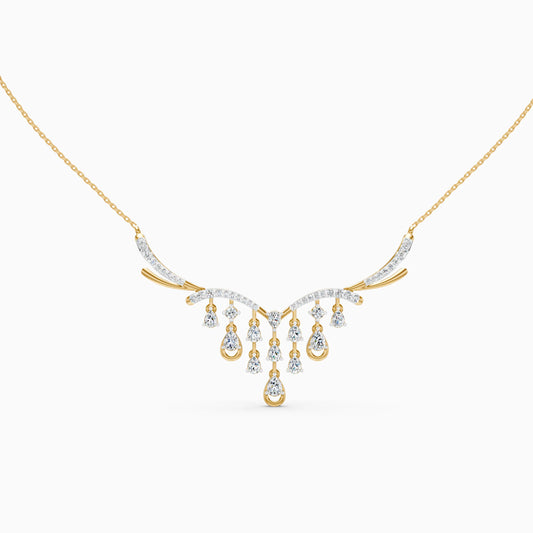 Pear Drop Vine Necklace