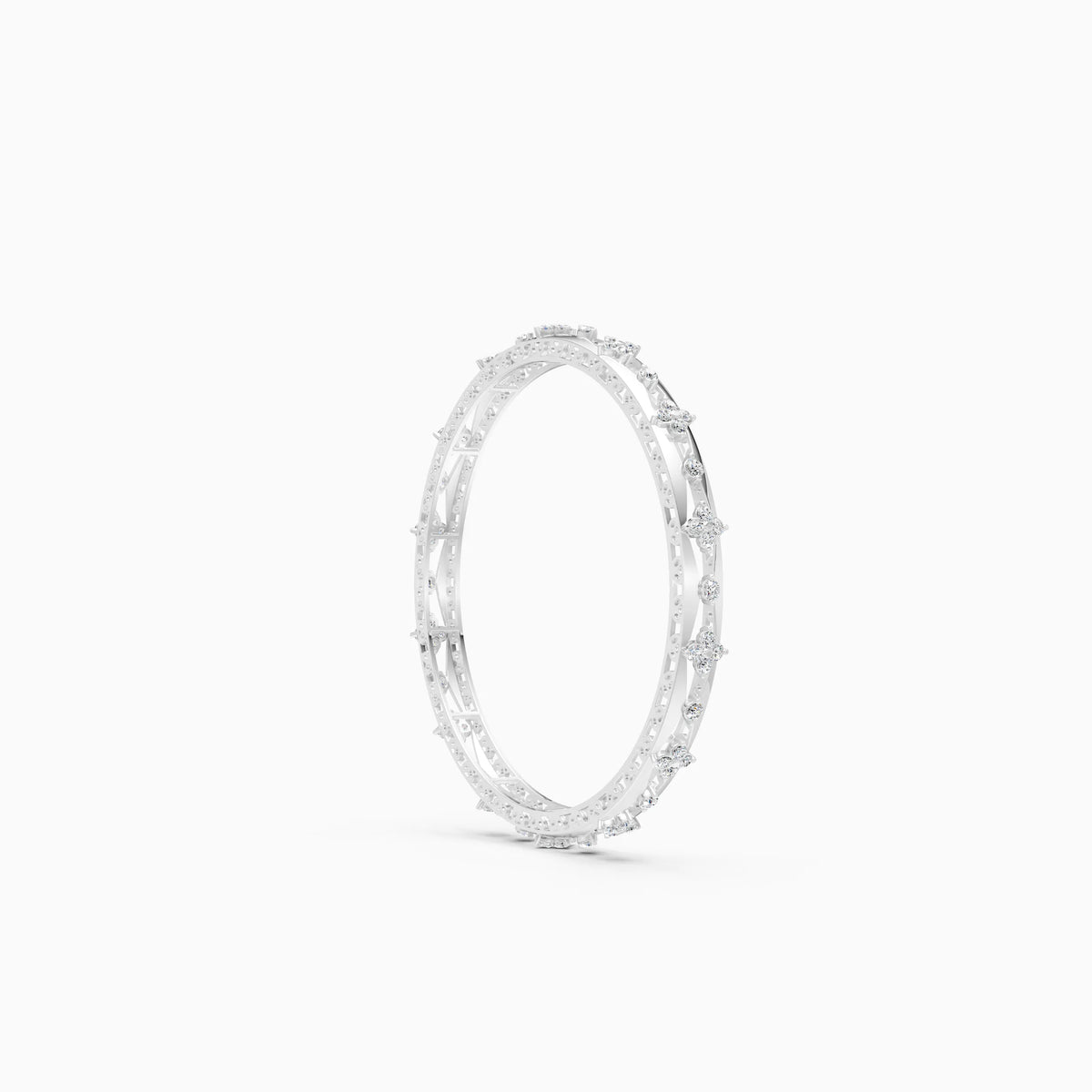 Petal Lattice Bangle
