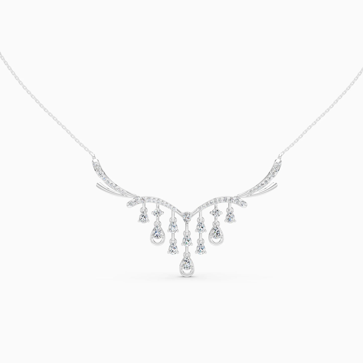 Pear Drop Vine Necklace