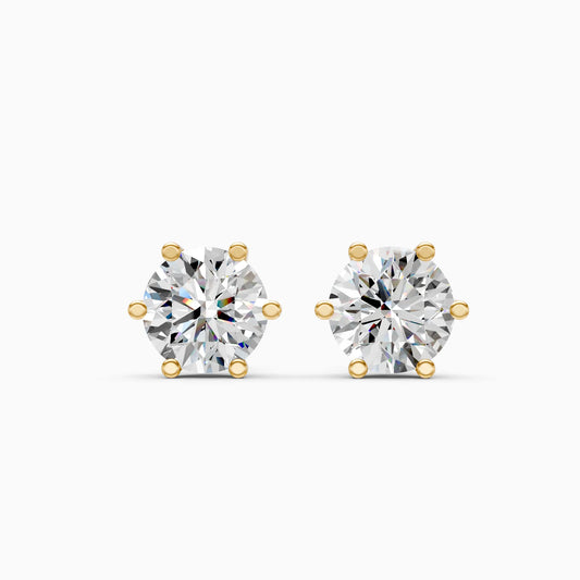 Everyday Round Diamond Studs