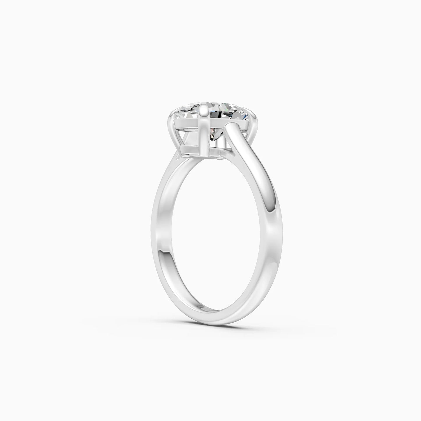 Oval Solitaire Bypass Ring
