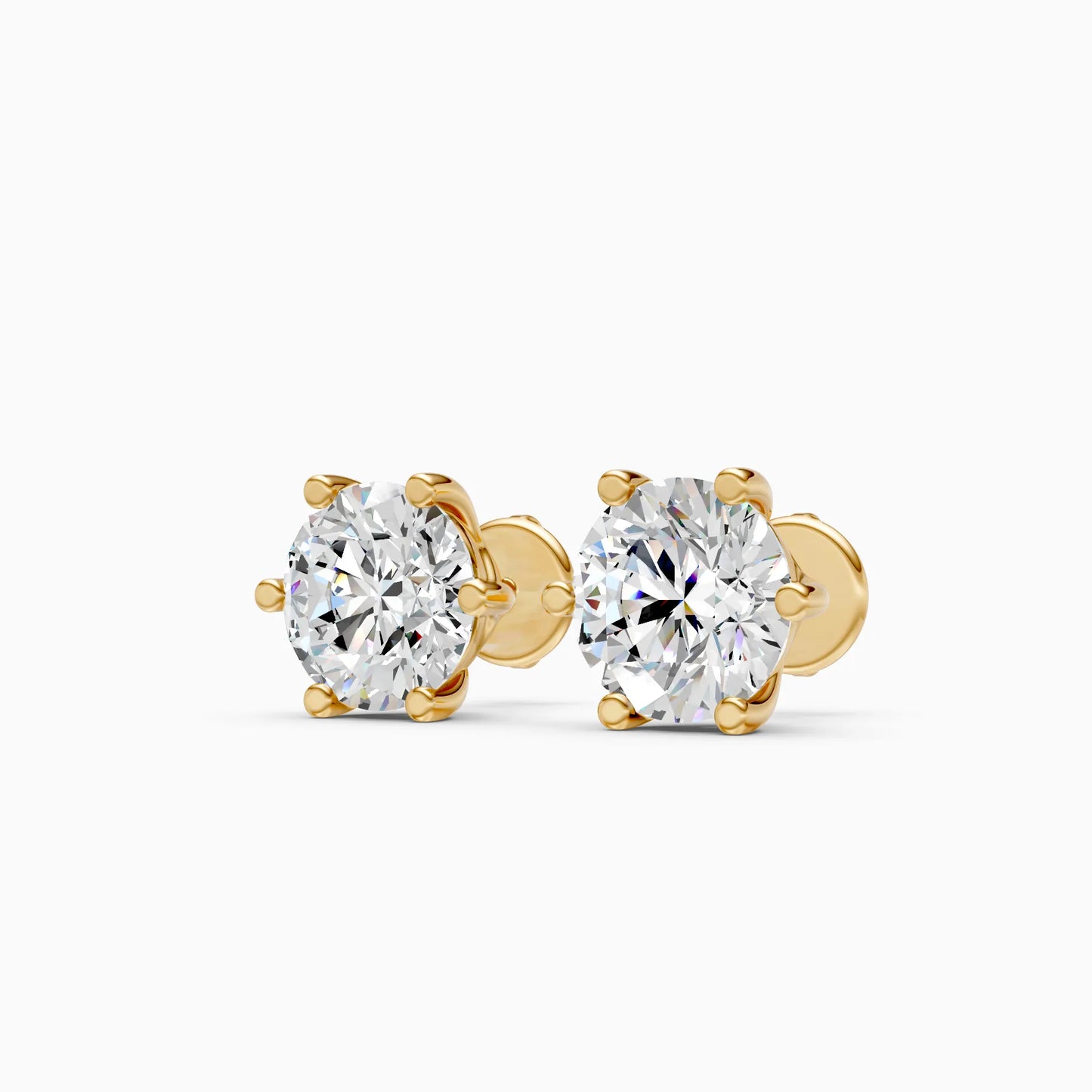 Everyday Round Diamond Studs