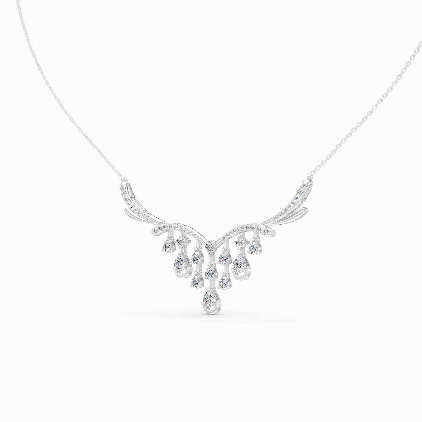 Pear Drop Vine Necklace