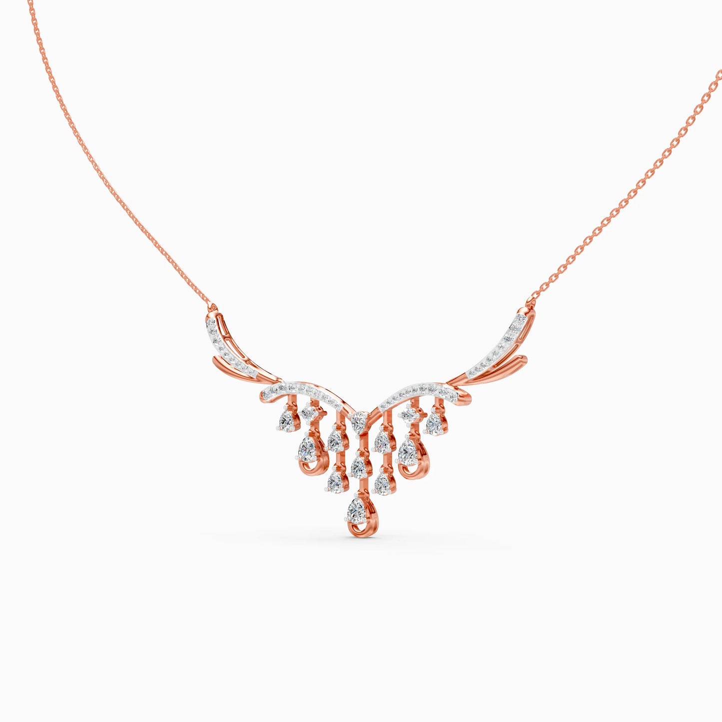 Pear Drop Vine Necklace